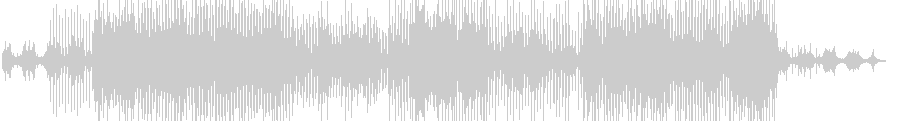 逆再生音を使ったおしゃれなポップBGMの未再生の波形