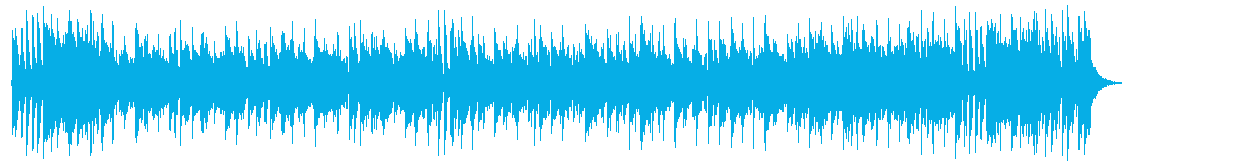 お知らせタイムに都会的なセンスが光る曲の再生済みの波形