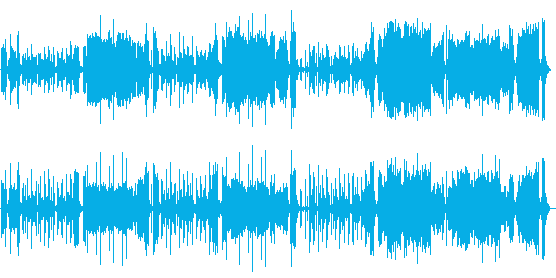 アコーディオンの音色が少し気だるい、ス…の再生済みの波形