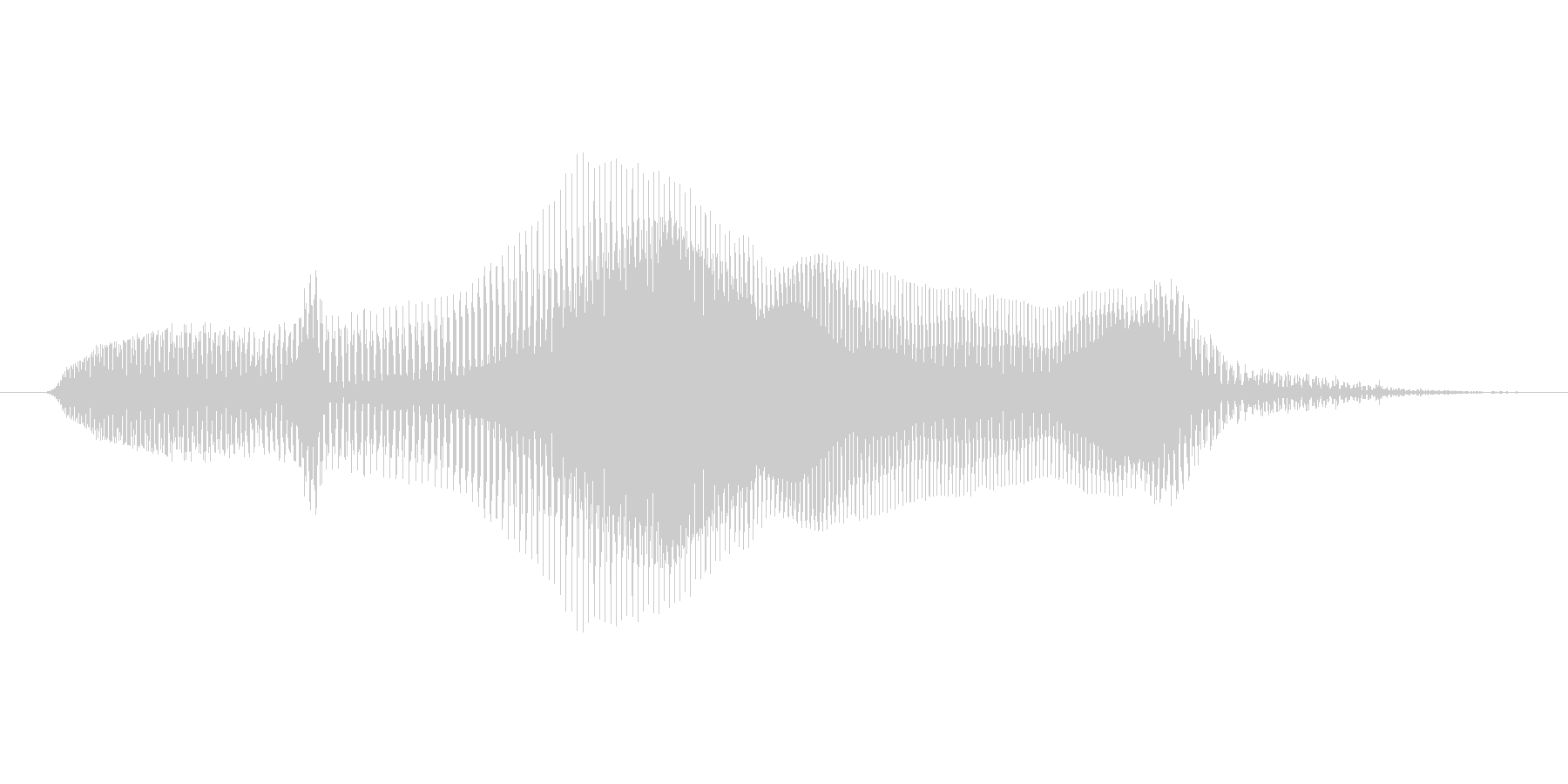うわあ!(Type-A)の未再生の波形