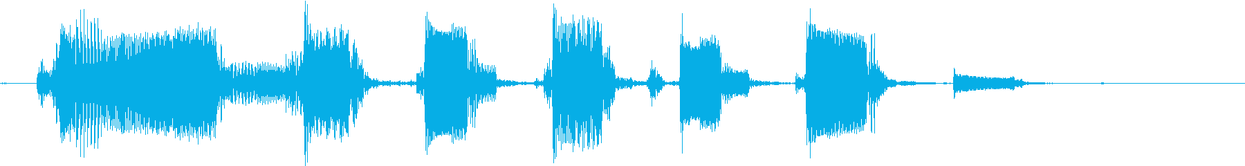 【ピコピコな音】Byエレキギターの再生済みの波形