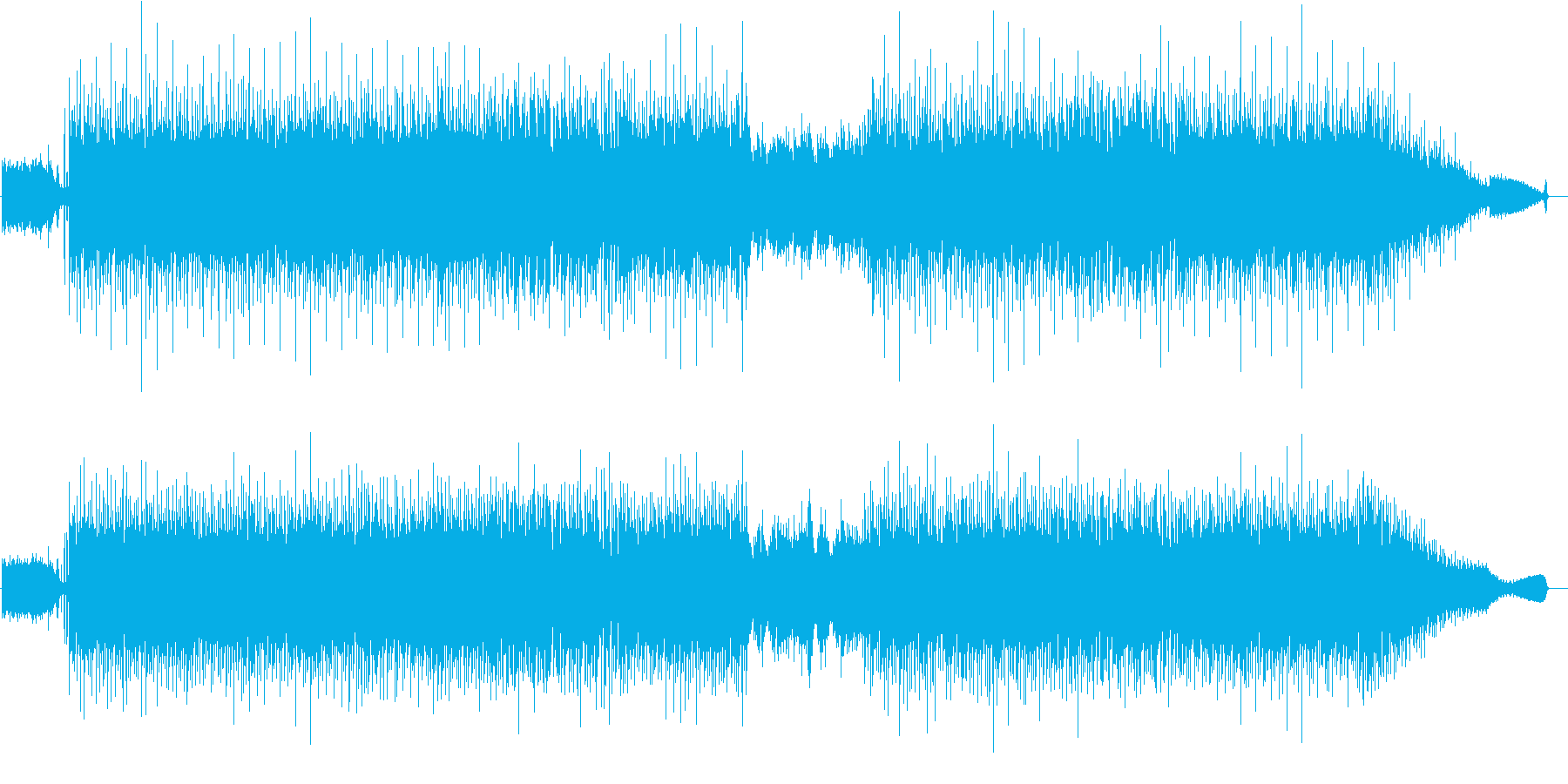 優しい曲です。の再生済みの波形
