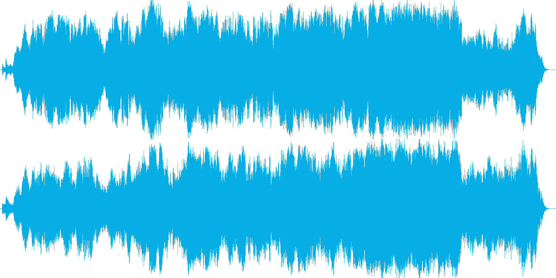 切ない終焉の再生済みの波形