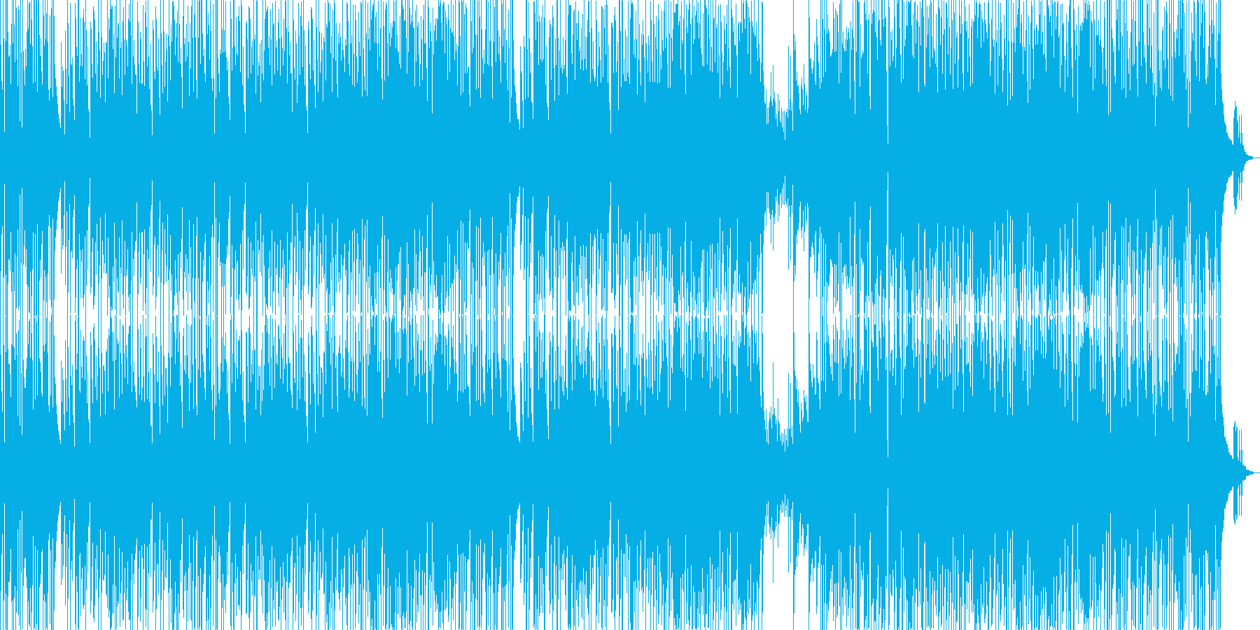 軽快なピアノのトリオジャズ風曲ですの再生済みの波形