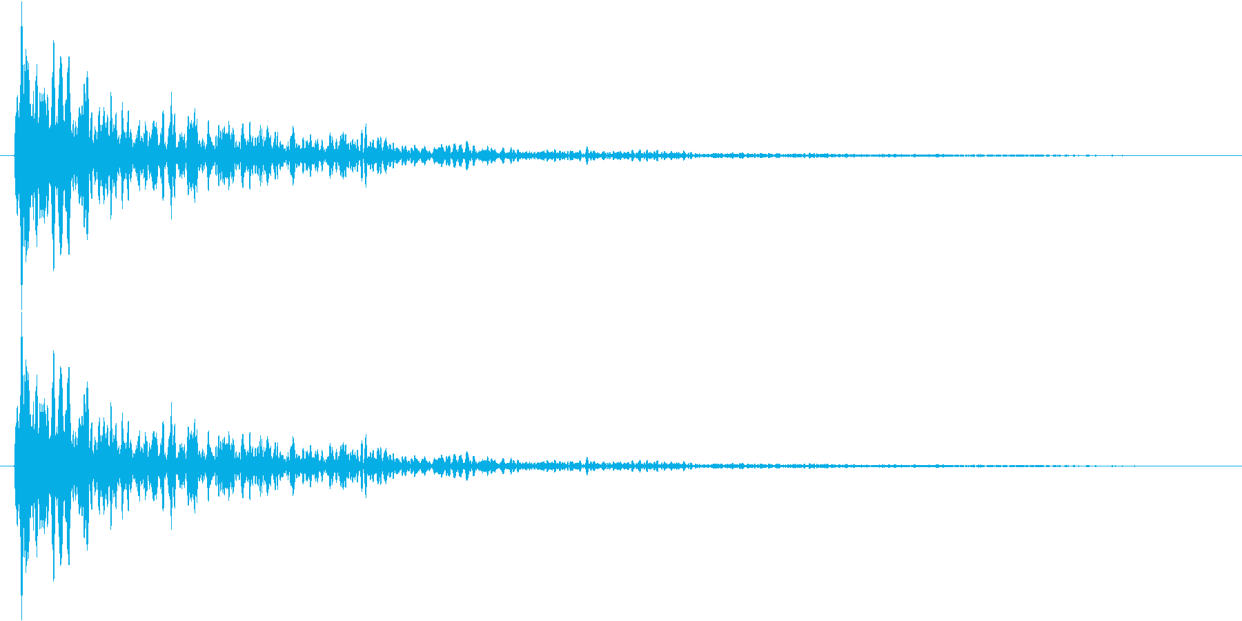 ビン!(不思議な音)の再生済みの波形