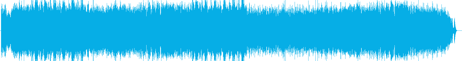 怪しげな雰囲気のサスペンスフルな曲の再生済みの波形