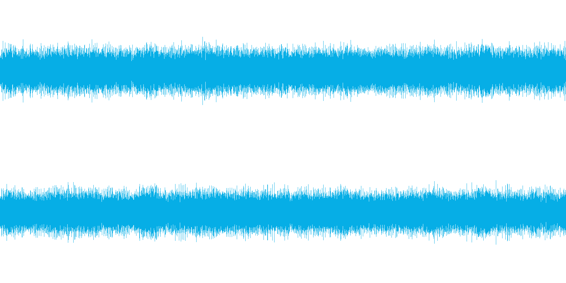 ノイズアンビエント系のホラー曲の再生済みの波形