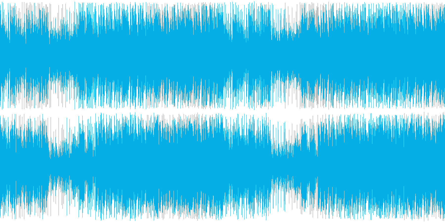 疾走感のある怪しい曲の再生済みの波形