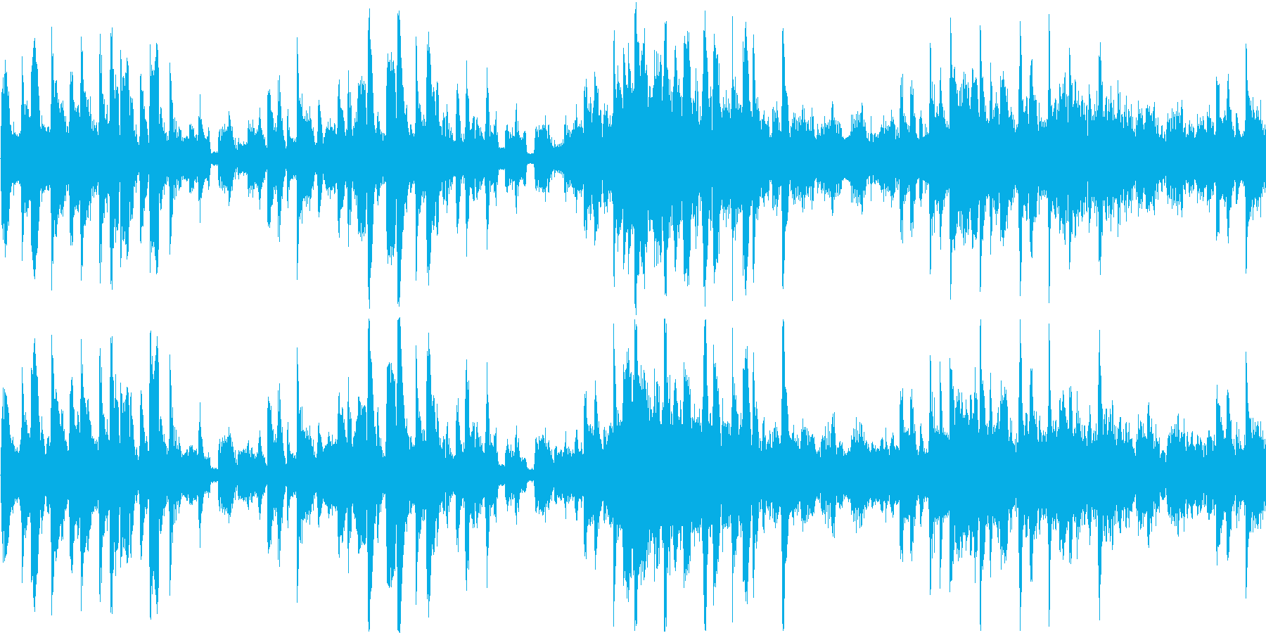 不安感を感じる楽曲です。の再生済みの波形