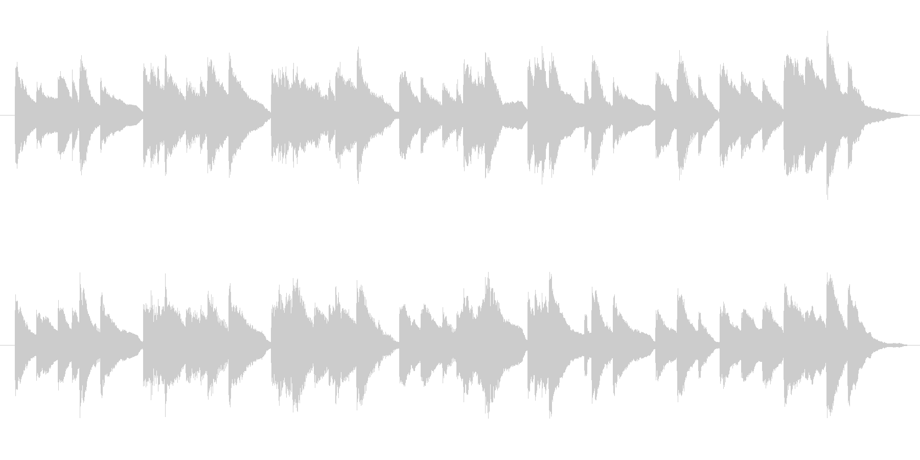 Piano_soloの未再生の波形