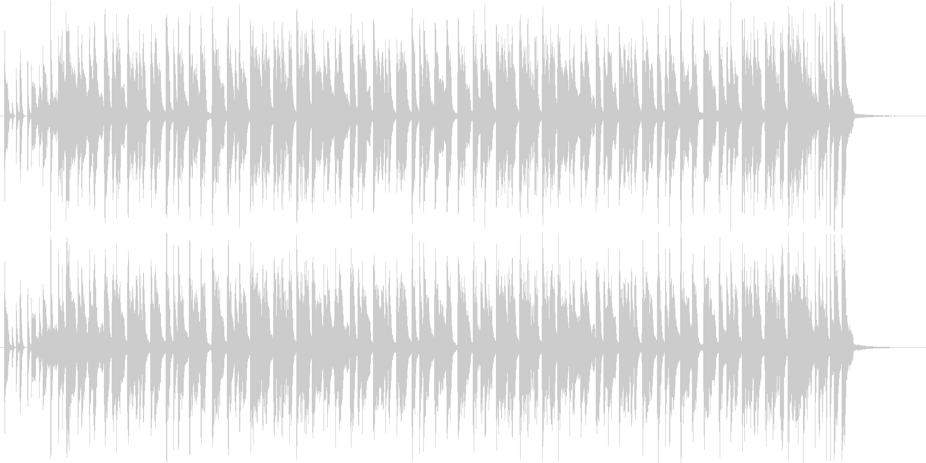 新年を明るく迎えるような和風な音楽ですの未再生の波形