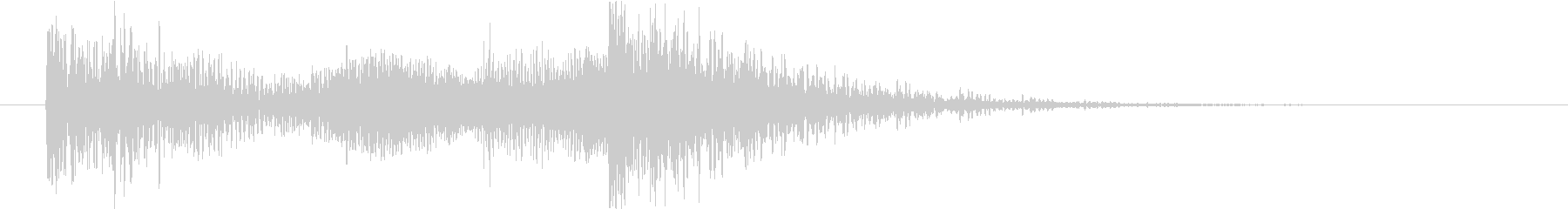 Sound effects SE like jingle. Heavy sound.'s unreproduced waveform