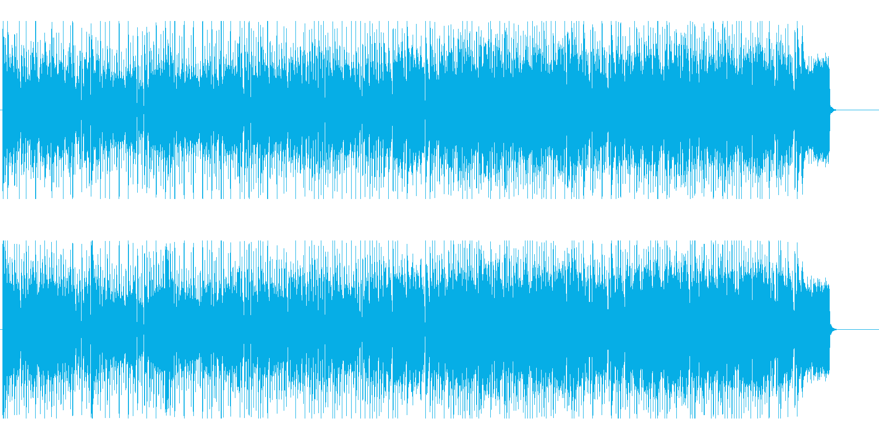 可愛くてうきうきする日常系ポップスの再生済みの波形