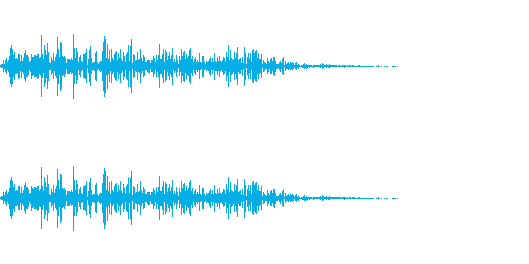 ゴゴゴ(重い石を動かす音)の再生済みの波形