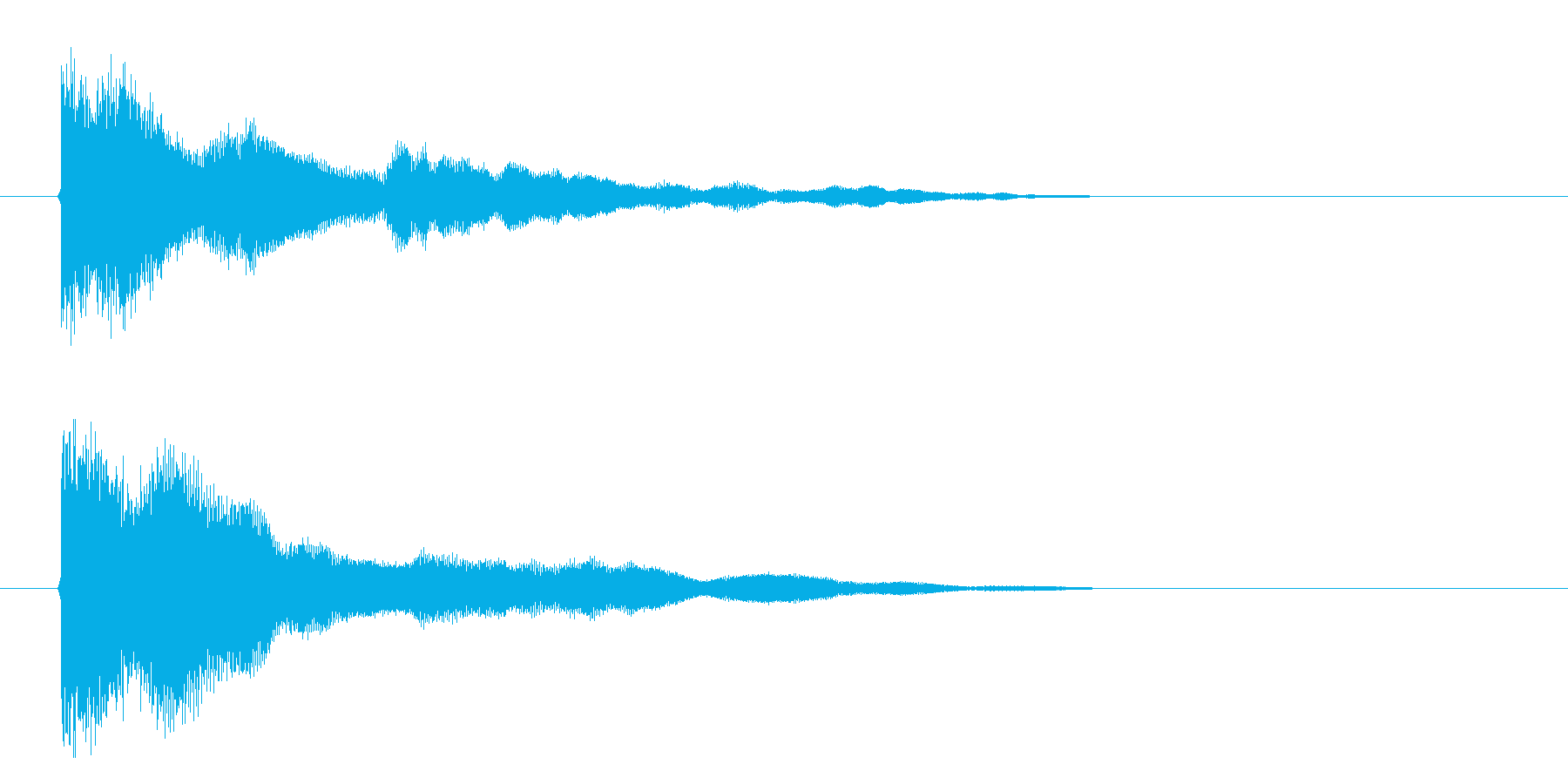 ガキーーーン 剣が強くぶつかる音 剣を…の再生済みの波形