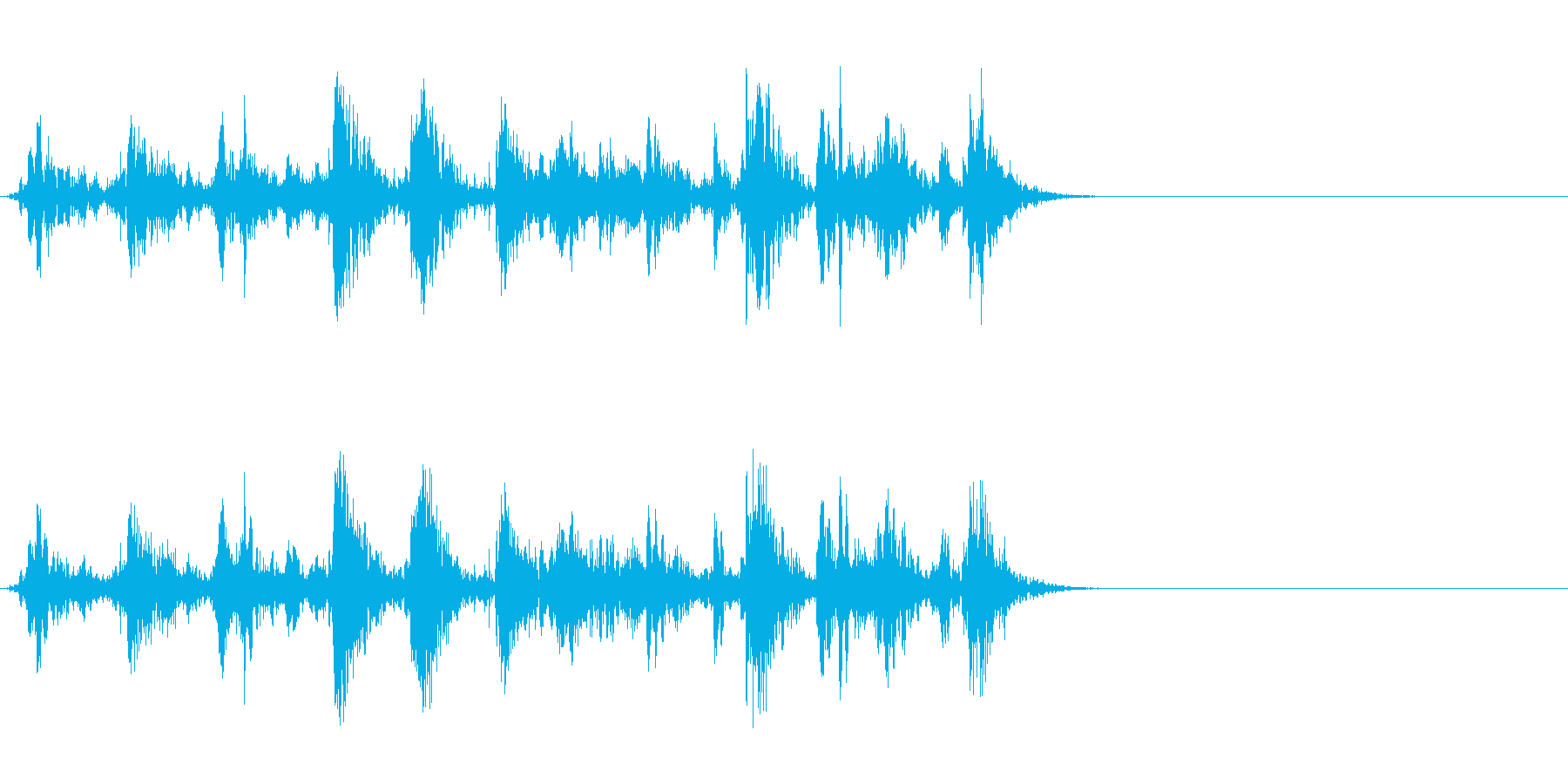 ブクブク!泡や水など特有の効果音!01Bの再生済みの波形