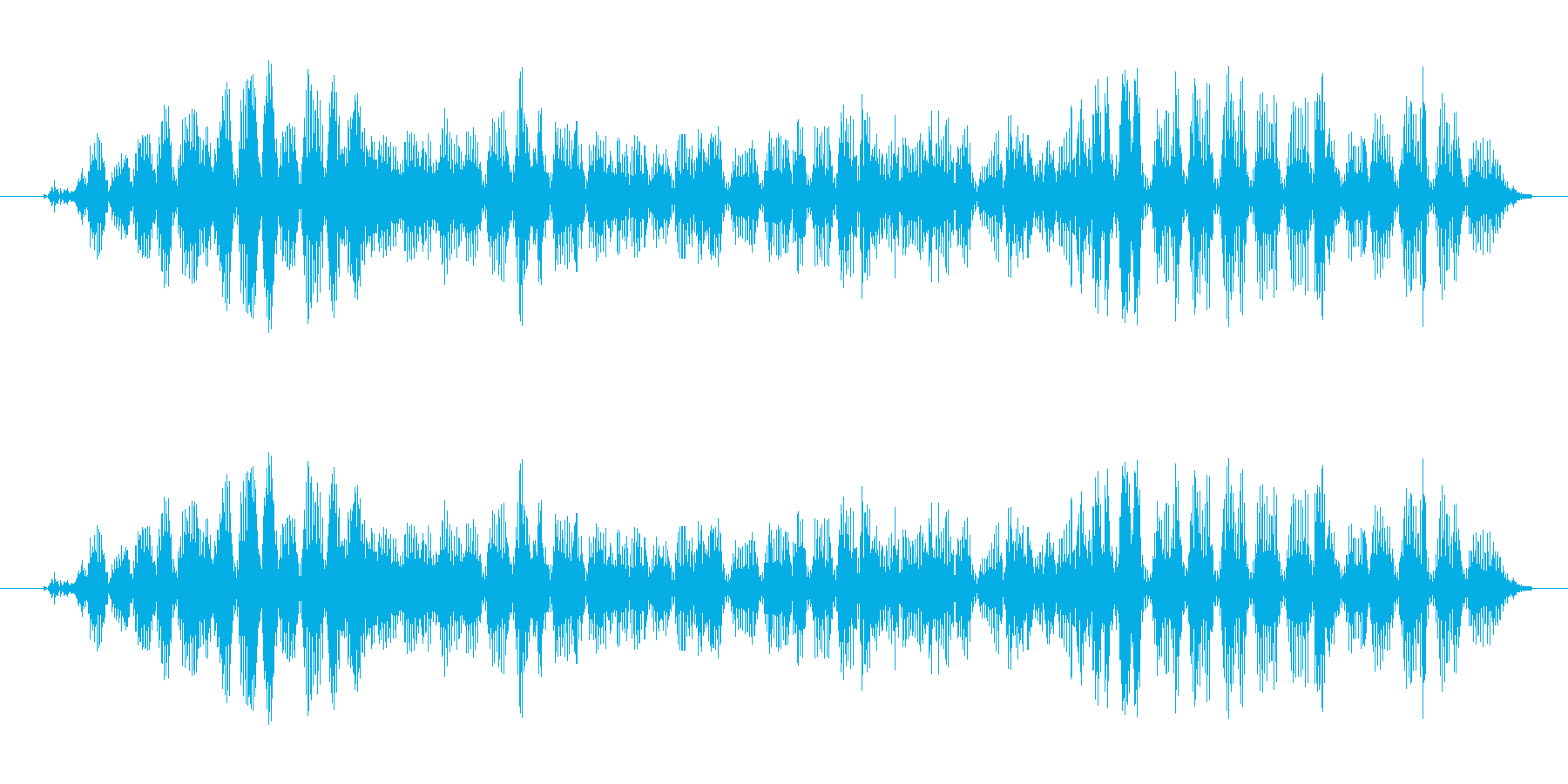 うがいの音です、(ガラガラ)の再生済みの波形