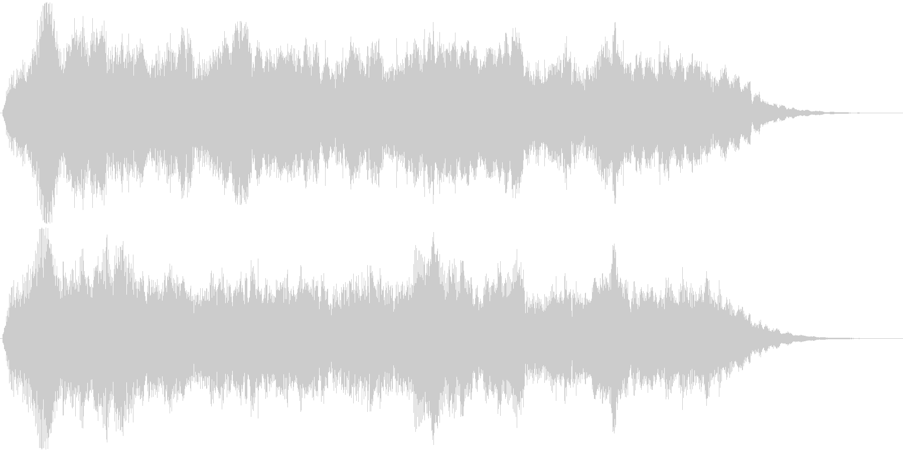 短めのシーンを演出する音です。の未再生の波形