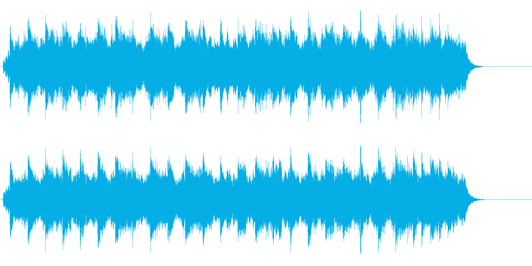 懐かしいイメージのするフォーク風ポップの再生済みの波形