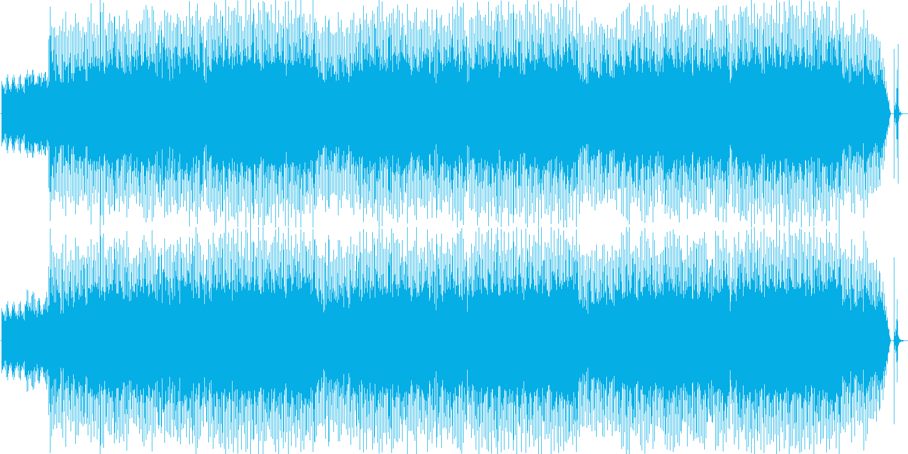 ちょっと派手ですが、聴いてみてくださ…の再生済みの波形