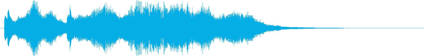 Short, such as magical synths and stringed instruments's reproduced waveform