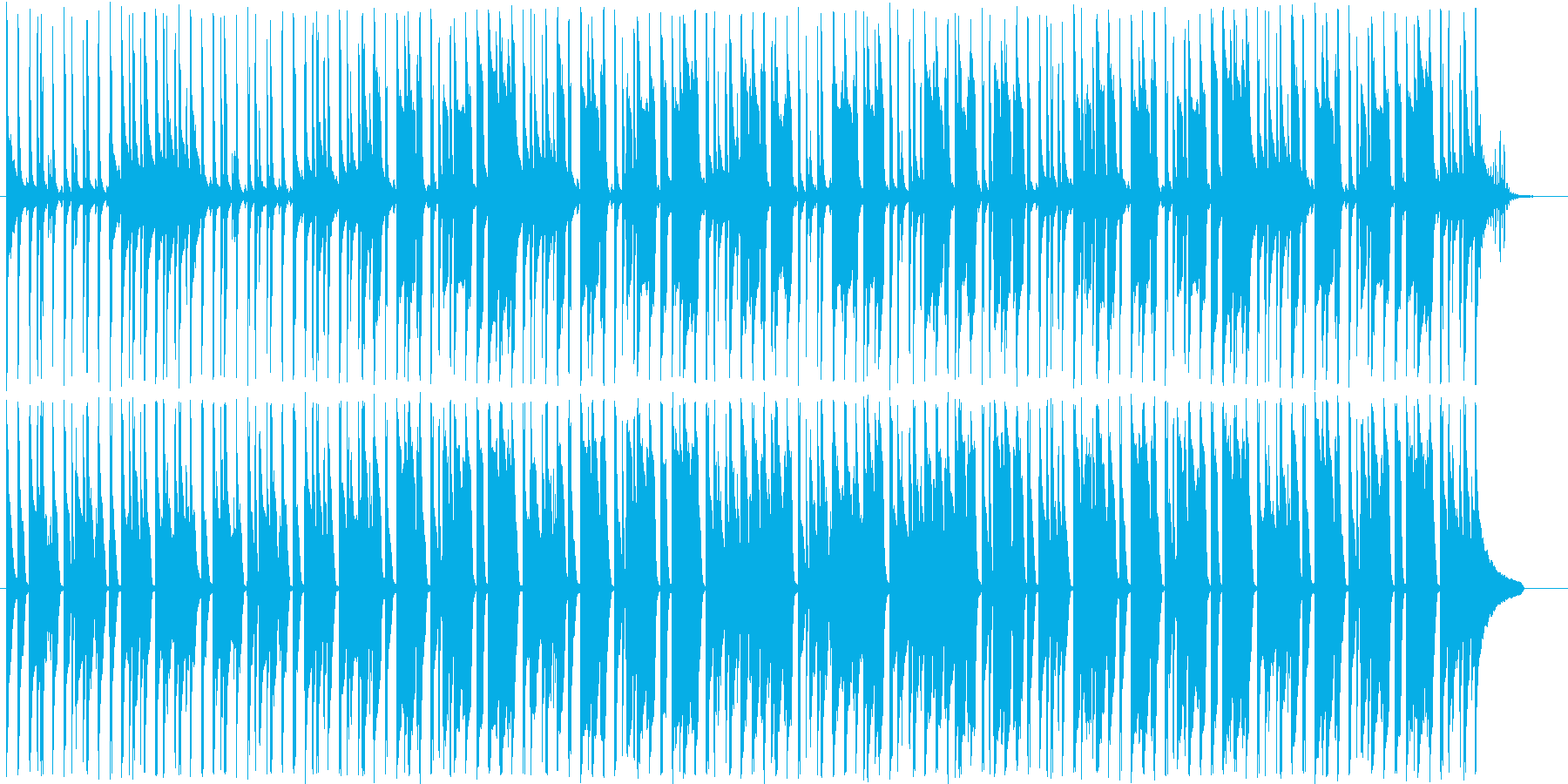 口笛メロディのコンセプトBGM♪の再生済みの波形