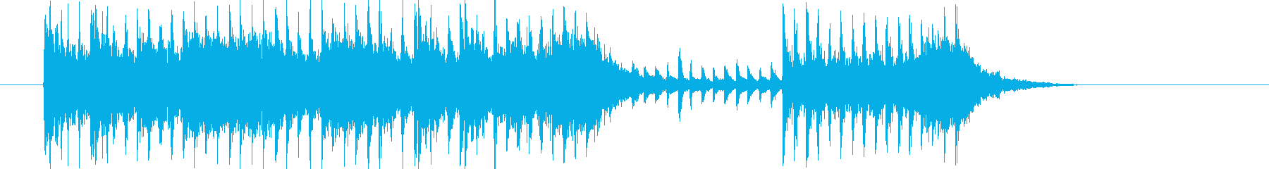 Serious and powerful synth sound short's reproduced waveform