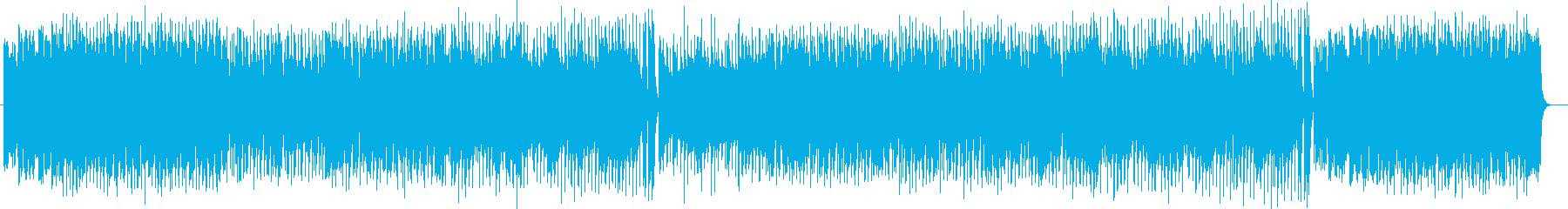 明るいアップテンポのポップで前向きな曲の再生済みの波形