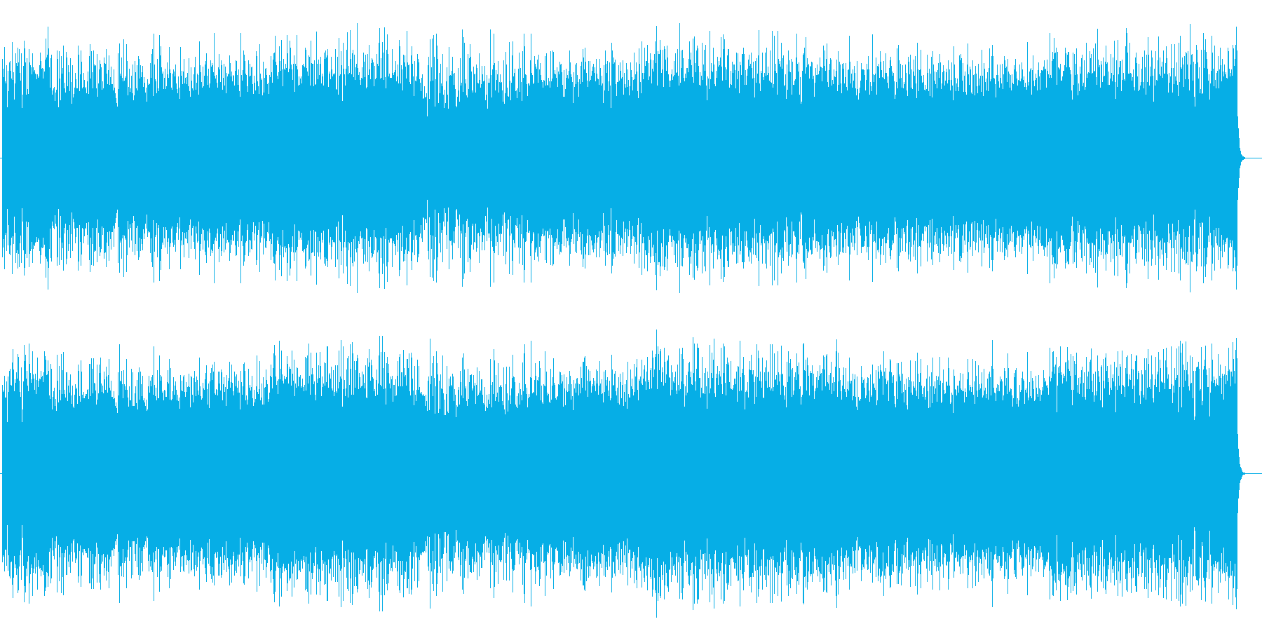 爽やかポップス(エンディング向け)の再生済みの波形