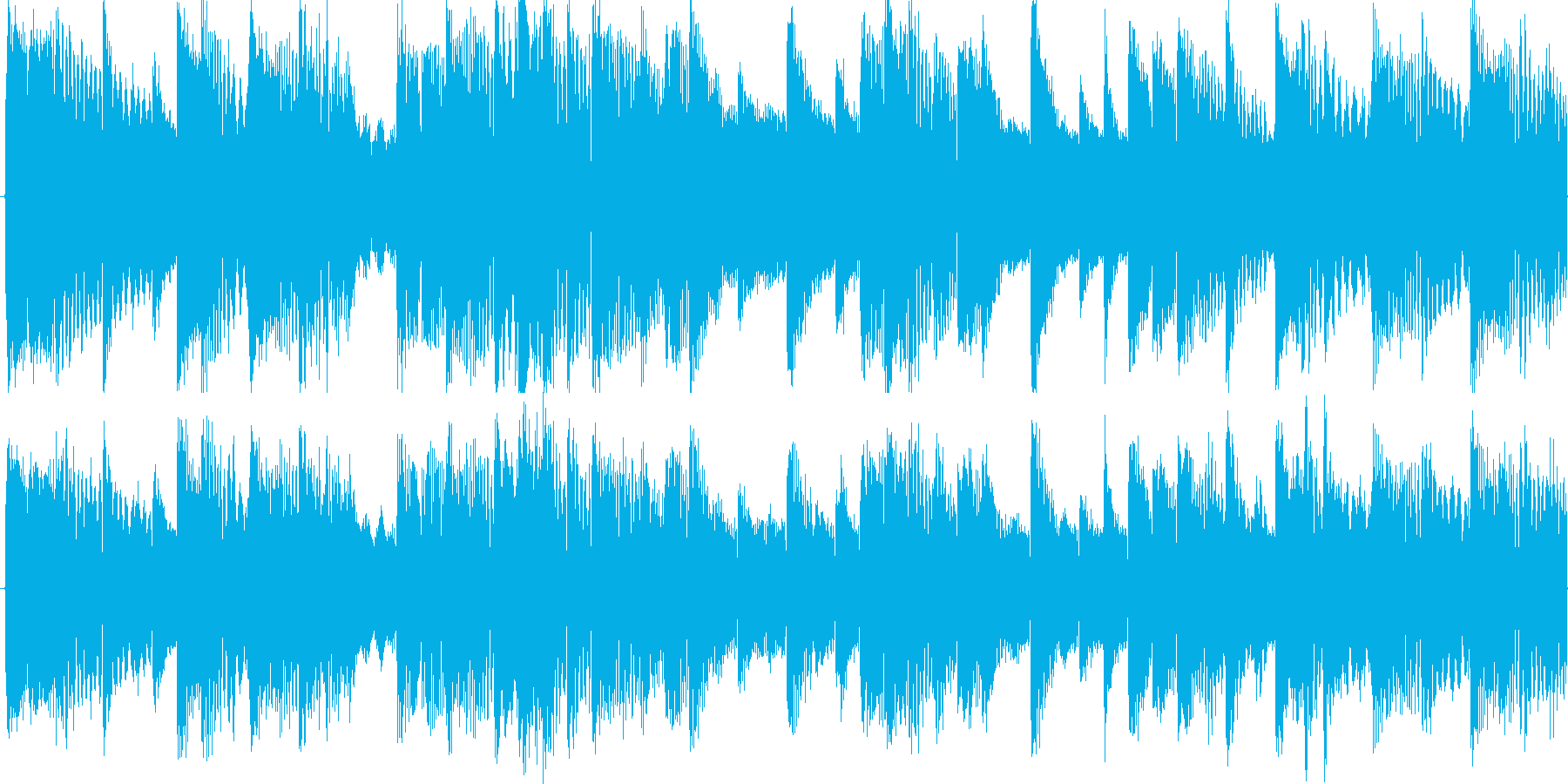 リズムと浮遊感を強調した楽曲です。の再生済みの波形