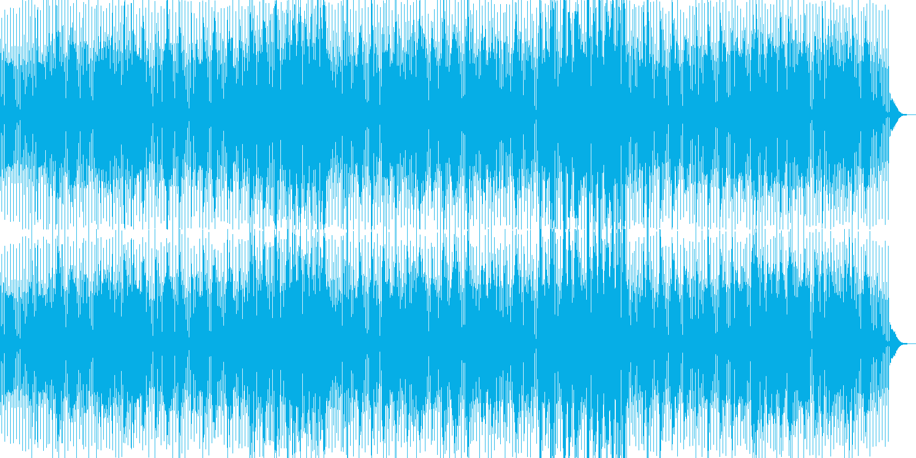 ピアノによるDeep Houseの再生済みの波形