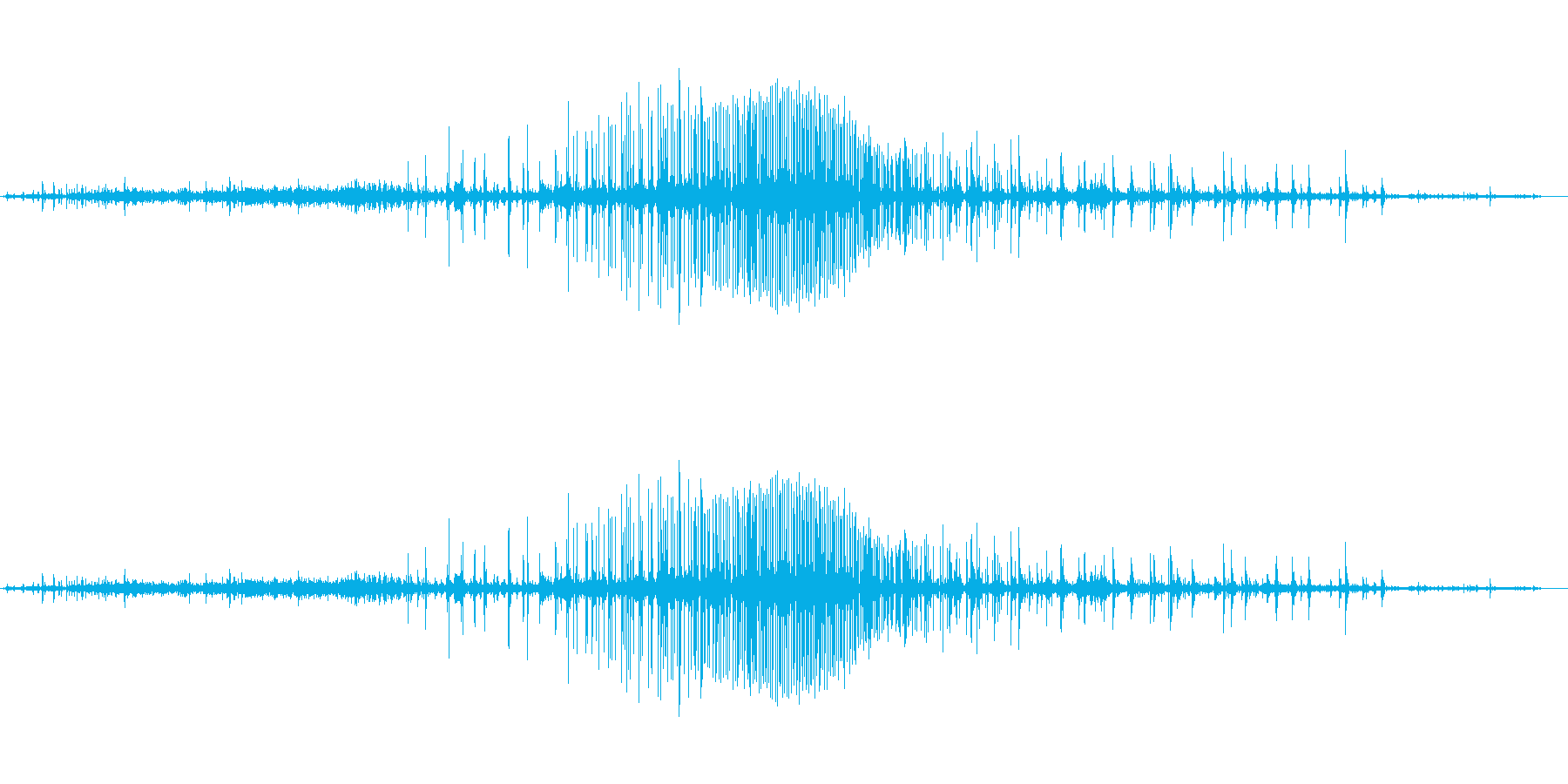 縄が軋む音の再生済みの波形