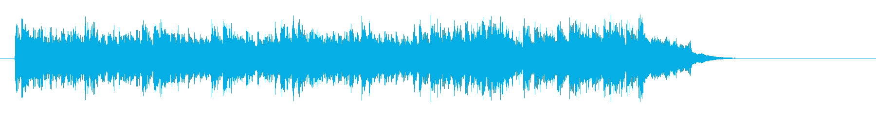 アコースティック風BGM(イントロ)の再生済みの波形