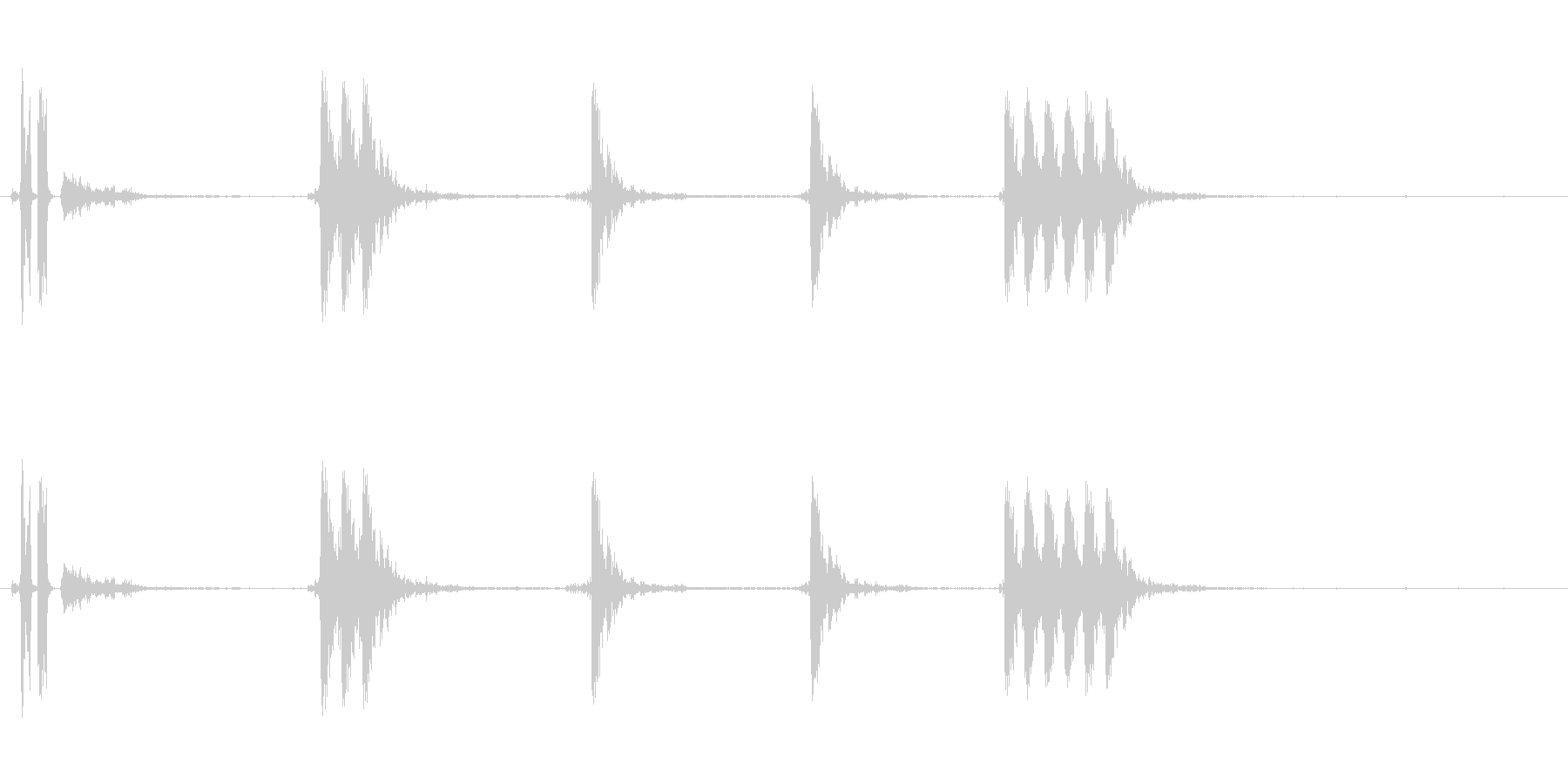銃の音 (3)の未再生の波形