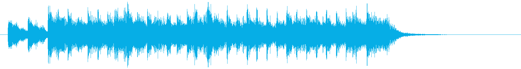 鐘の音がさわやかなポップミュージックの再生済みの波形