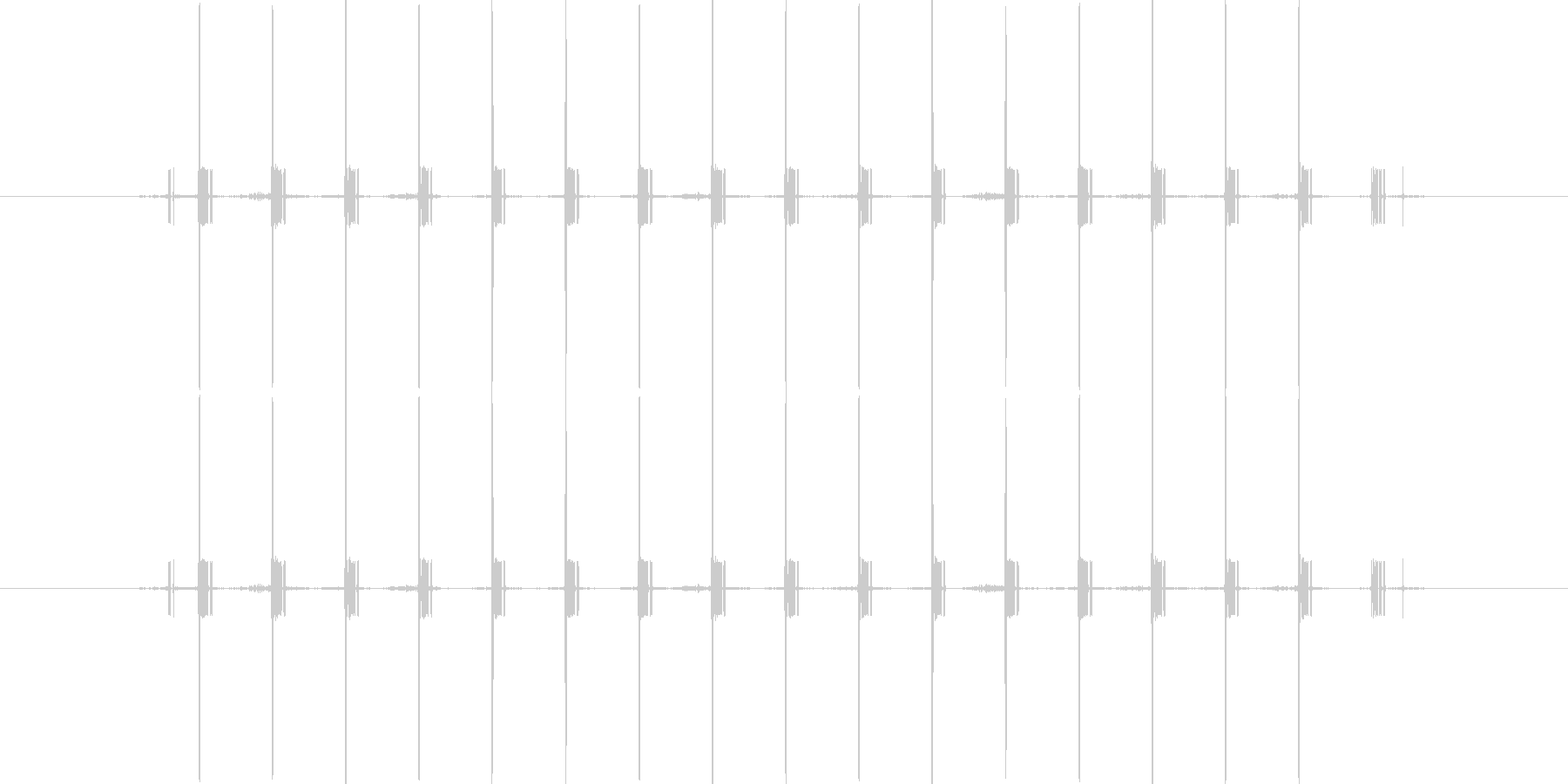 間違い時の電子音/短めの未再生の波形