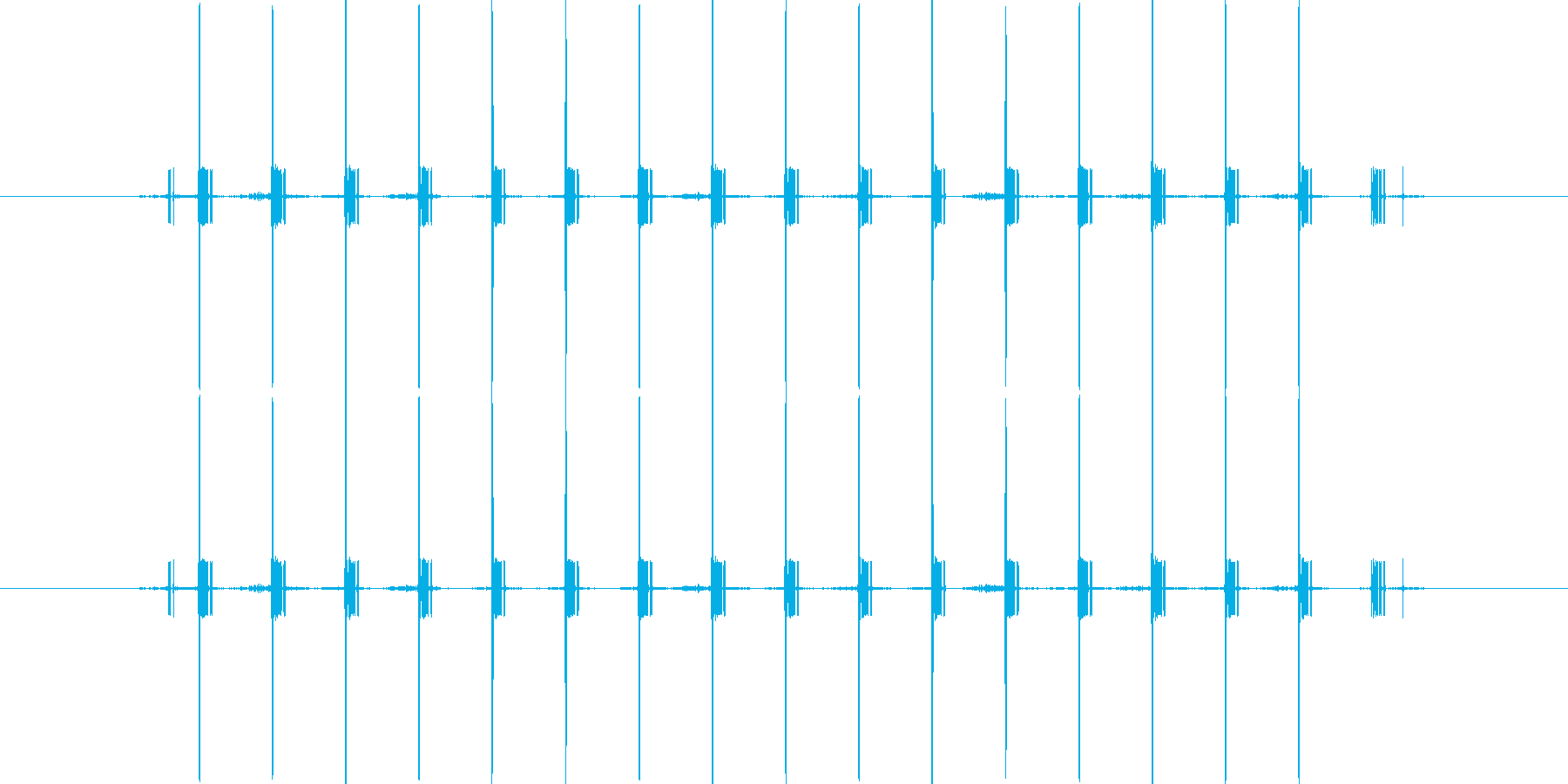 間違い時の電子音/短めの再生済みの波形