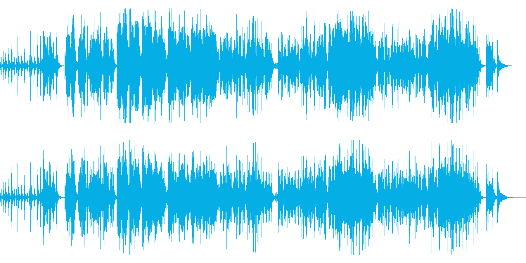 優しく癒し感のあるピアノ曲。の再生済みの波形