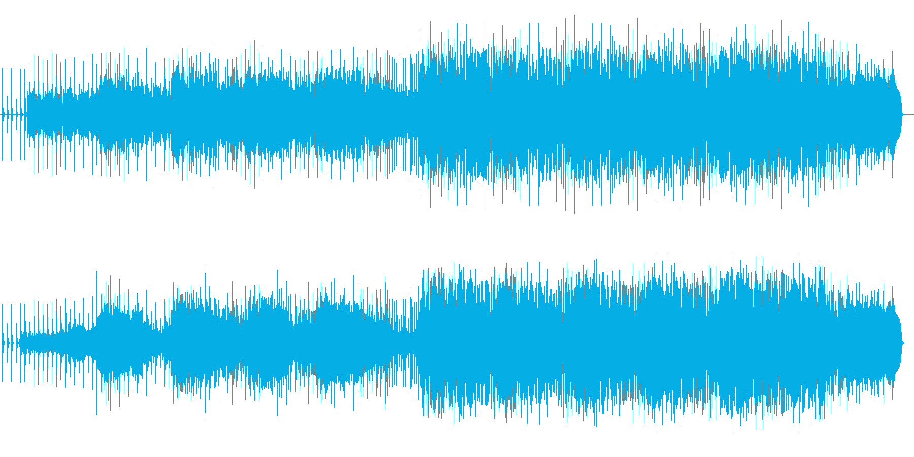 ミステリアスな雰囲気で引き込まれる曲の再生済みの波形