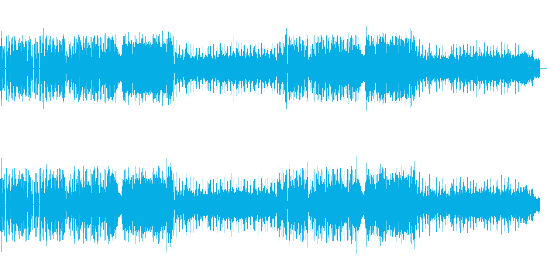 高音質♪レトロ風ピアノ曲カット版ありの再生済みの波形