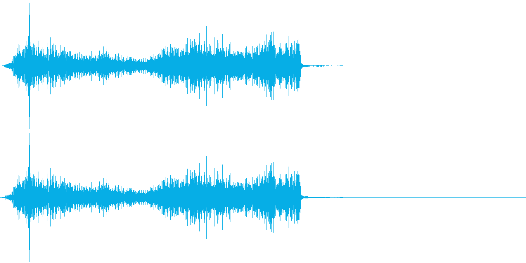 タブ切り替え時の音(紙を擦る音)_02の再生済みの波形