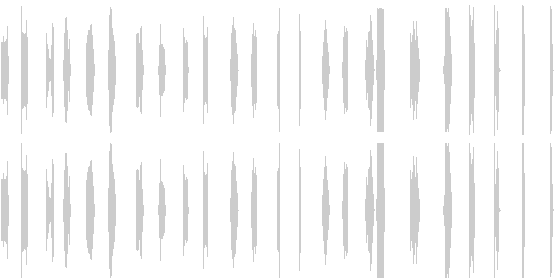 【SFなコンピュータ操作とアラート音】の未再生の波形
