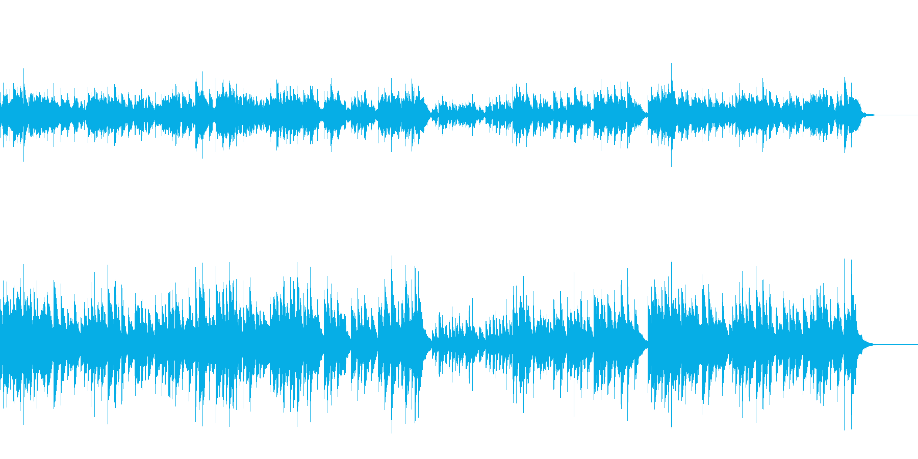 可愛らしいオルゴール曲/赤ちゃん子守唄の再生済みの波形