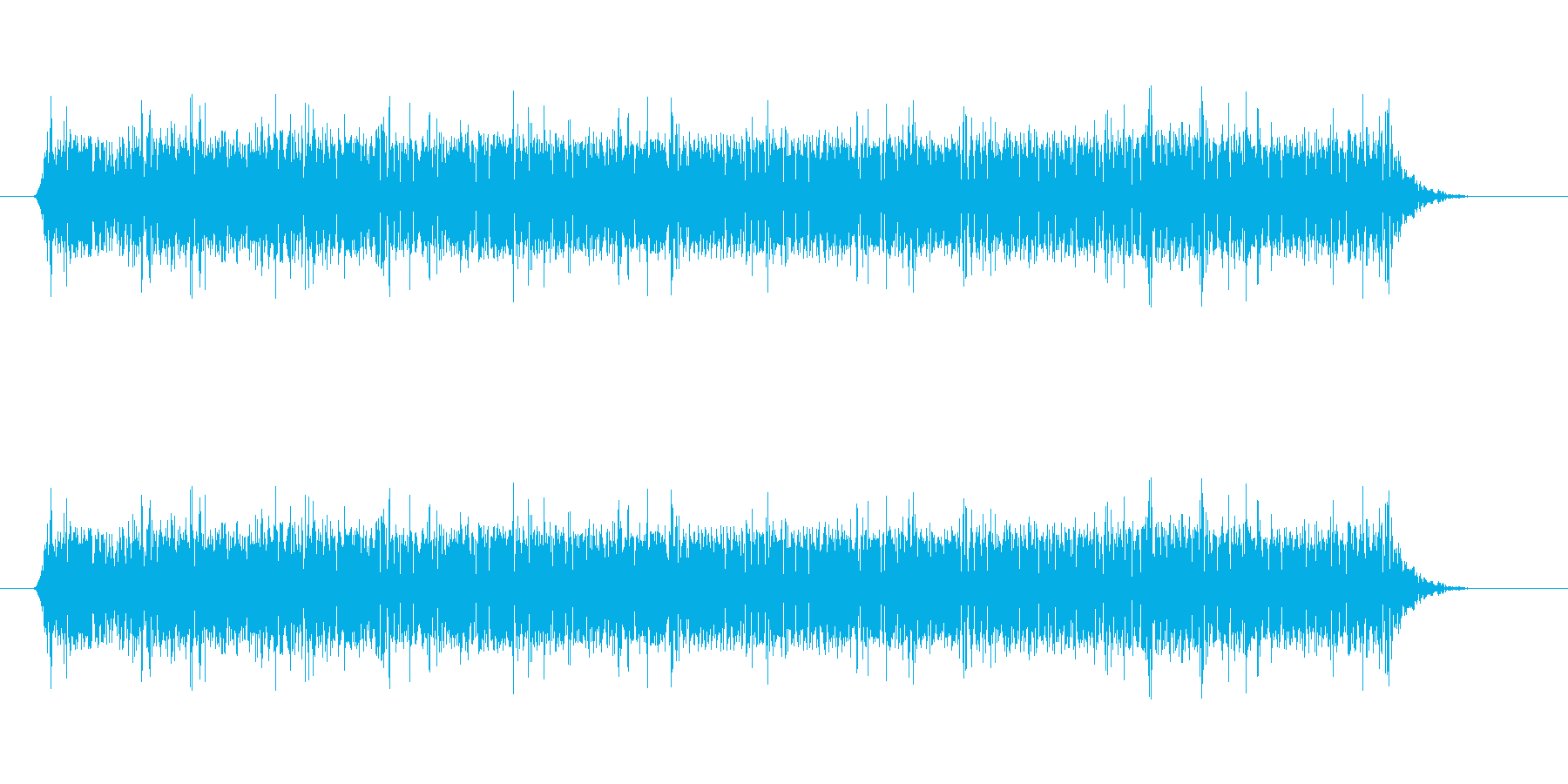 監視カメラが動作する時の音です。の再生済みの波形