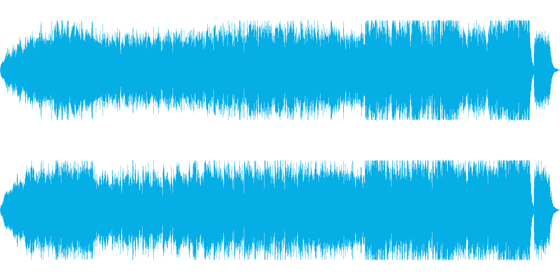 勇気が沸き起こる重厚な行進曲の再生済みの波形