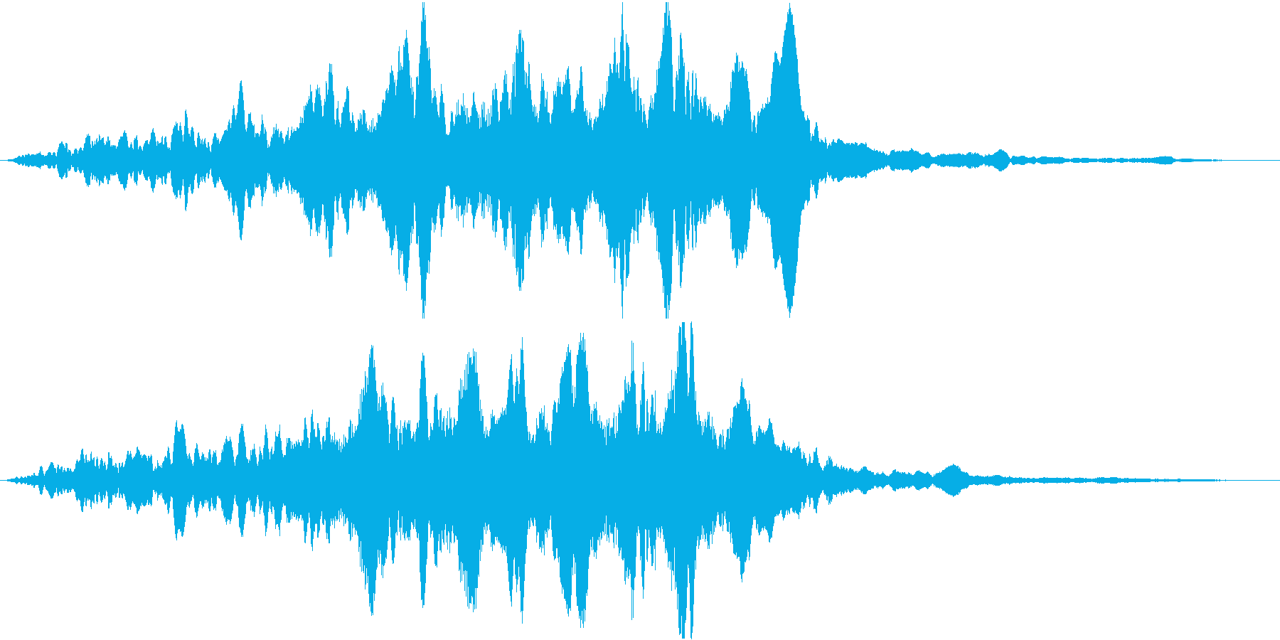 ミステリー系の短い効果音です。の再生済みの波形