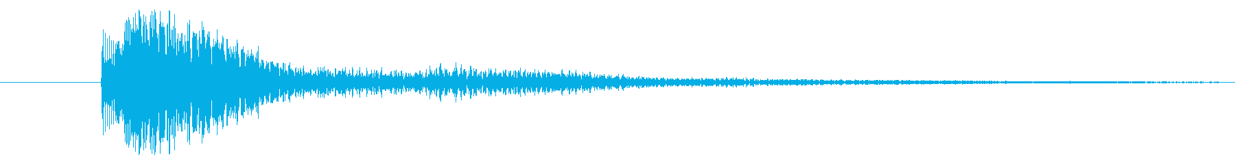 ボタンを押した時の決定やクリック音ですの再生済みの波形