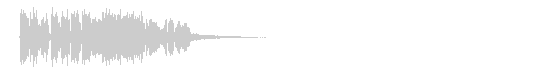 ニュース番組が今から始まるようなシンセ曲の未再生の波形