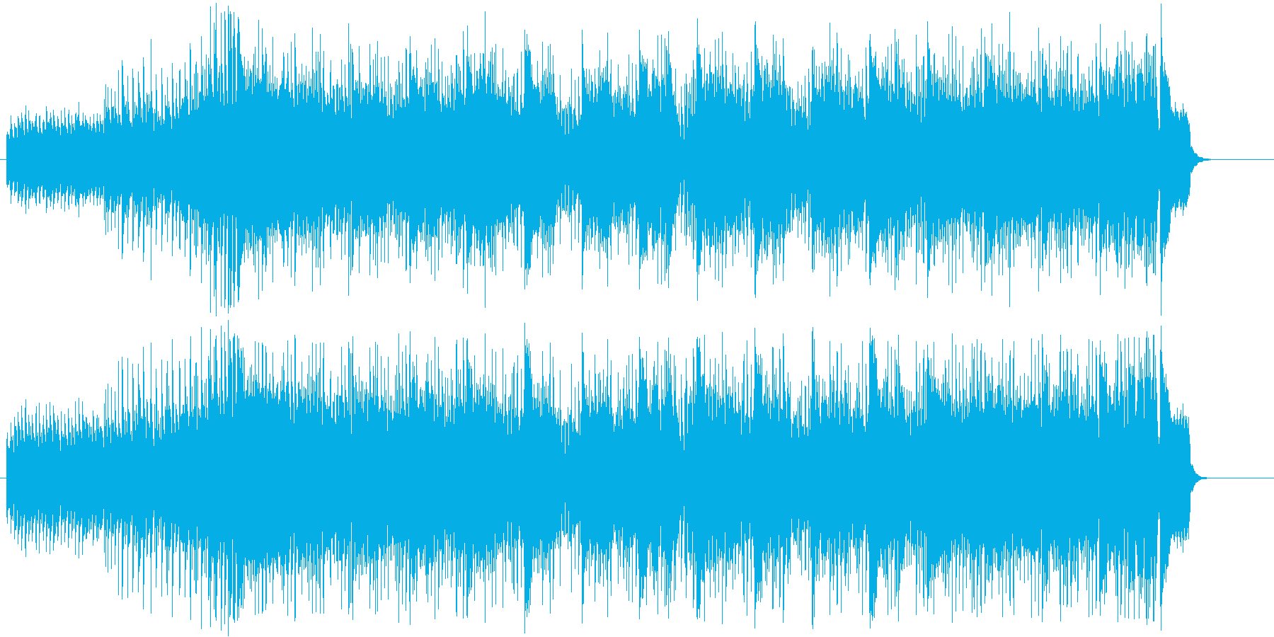 ドライビングの風景が似合うフュージョンの再生済みの波形
