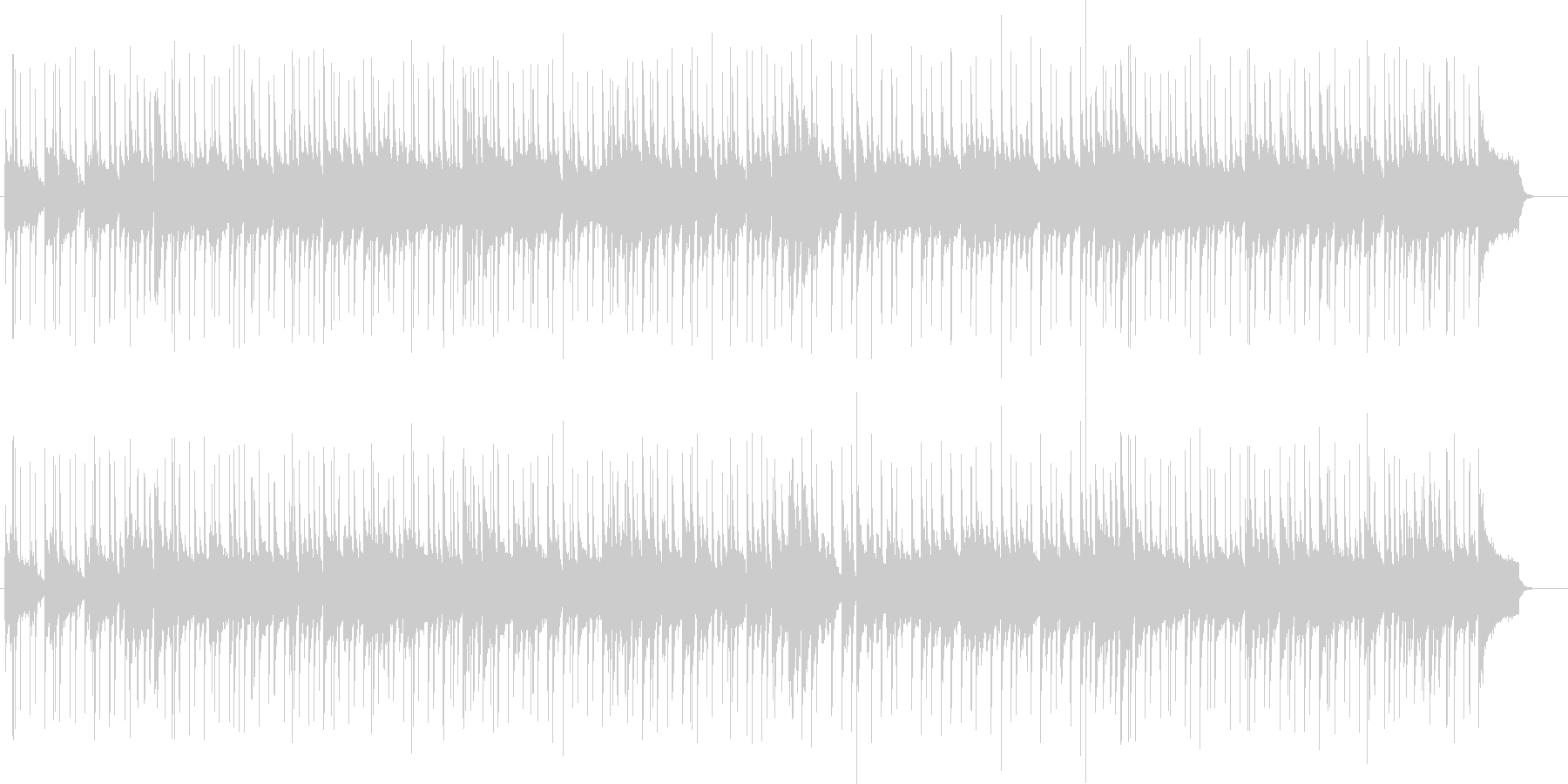 切なさを感じる優しいピアノ曲|哀愁と希望の未再生の波形